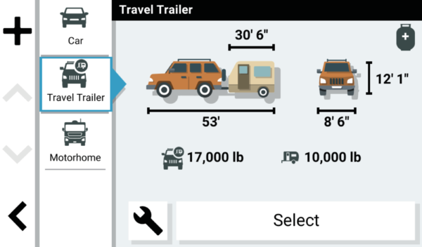 Motorhome Sat Nav